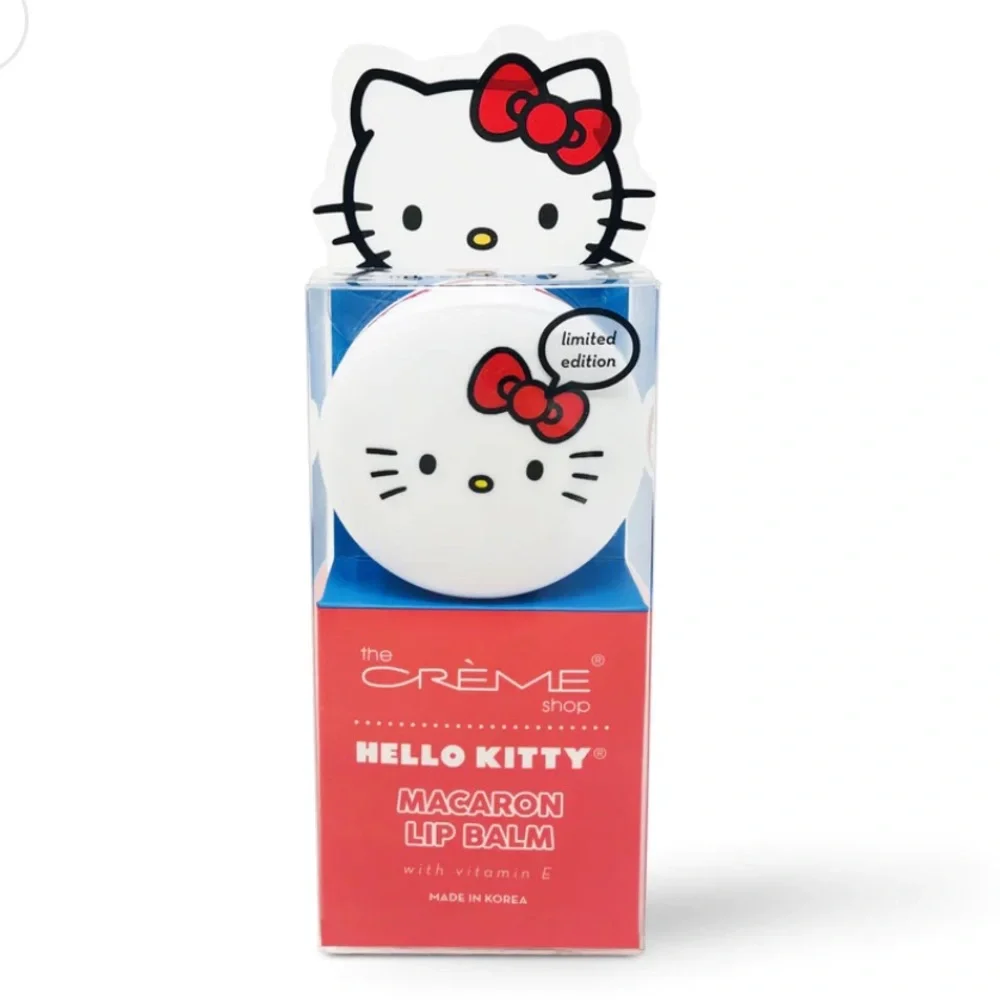 New! BUNDLE The Crème Shop x Hello Kitty Macaron Lip Balm x 5